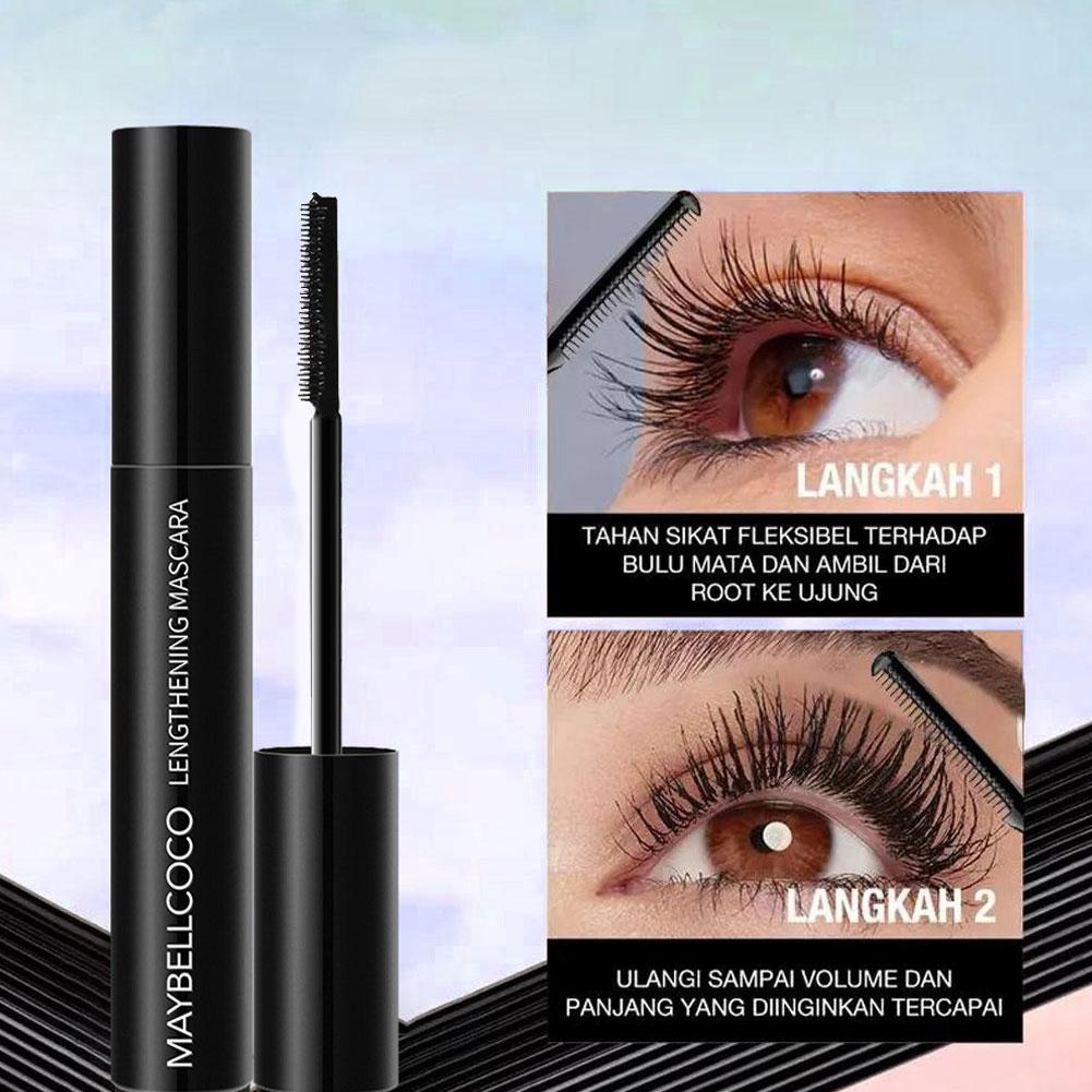 Waterproof Mascara Wand - カールボリュームマスカラ ウォータープルーフ 長持ち 定義力抜群 プレシジョンワンドで個々のまつげをしっかりセパレート 敏感な目にも安心