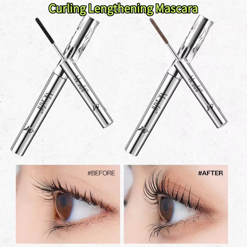 Waterproof Mascara Wand - プロフェッショナルメタルワンドマスカラ防水長持ちまつげカーリング延長マスカラ非汚れアイメイク化粧品ツール