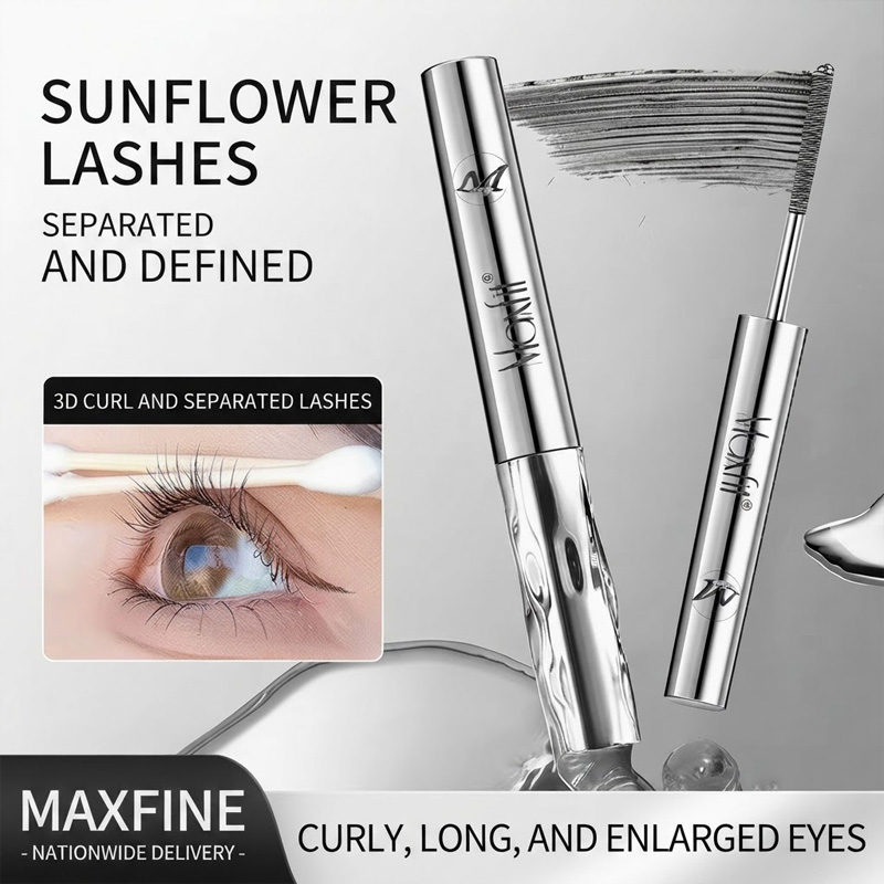 マックスファイン ウォータープルーフマスカラ、自然な分離まつ - Waterproof Mascara Wand のレビューと価格