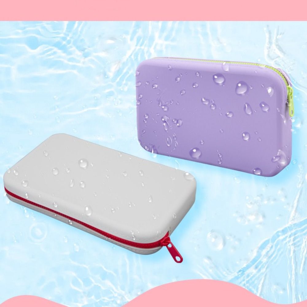 小さな四角いシリコン化粧品収納バッグ,大容量,化粧ブラシホル - Beauty Preservation Makeup Bag のレビューと価格