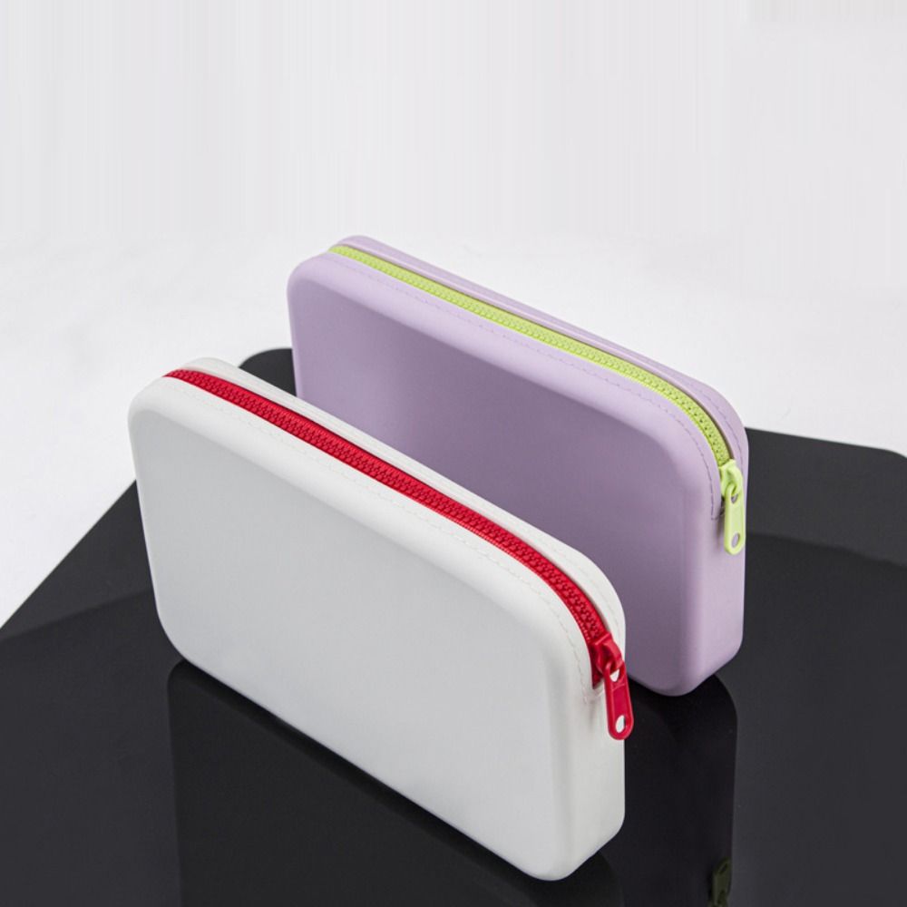 小さな四角いシリコン化粧品収納バッグ,大容量,化粧ブラシホル - Beauty Preservation Makeup Bag のレビューと価格