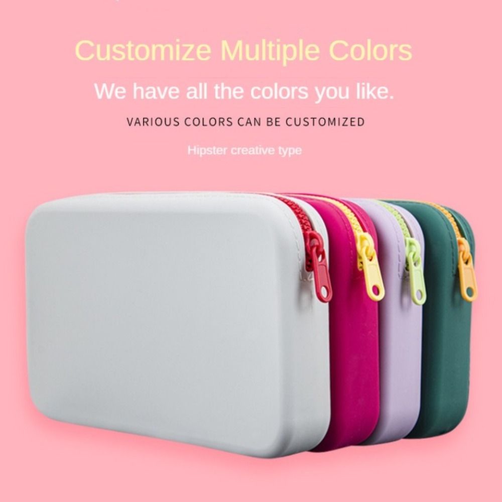 小さな四角いシリコン化粧品収納バッグ,大容量,化粧ブラシホル - Beauty Preservation Makeup Bag のレビューと価格