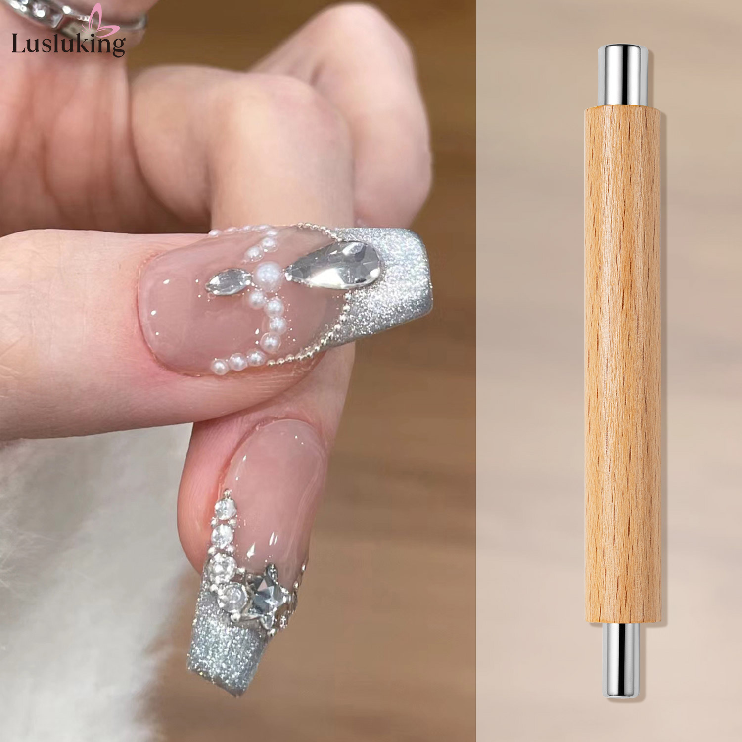1pc ネイルアートネイル磁気スティックキャットアイ磁気ロッ - Contour Palette Stick のレビューと価格