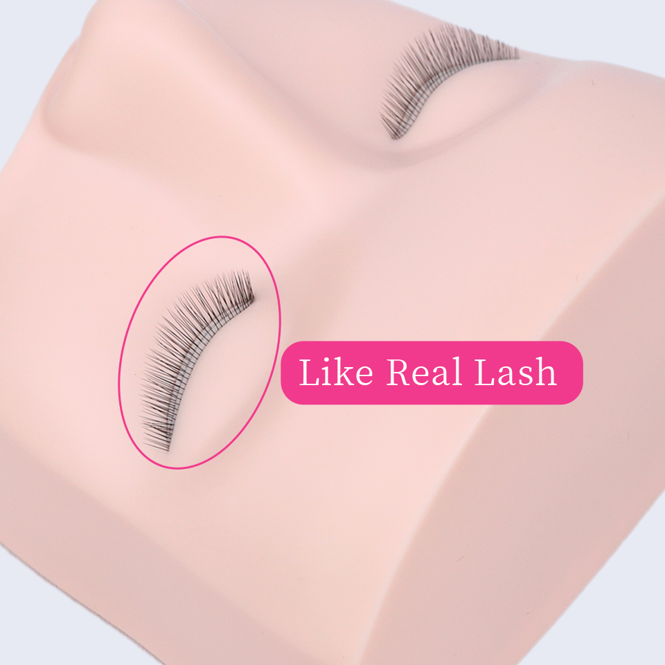 まつげエクステンション練習用マネキンヘッド 3層構造 まつげ - Beauty Makeup Academy のレビューと価格