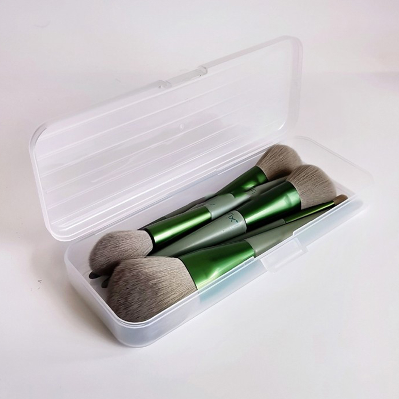 1PC 透明プラスチック化粧品収納ボックス化粧ブラシペンホル - Beauty Makeup Box のレビューと価格