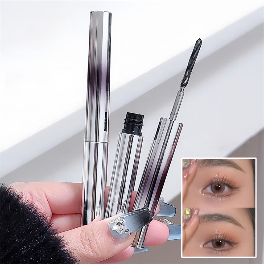 ホットブラックアイアンワンドマスカラブラシレス防水メタルワン - Waterproof Mascara Wand のレビューと価格