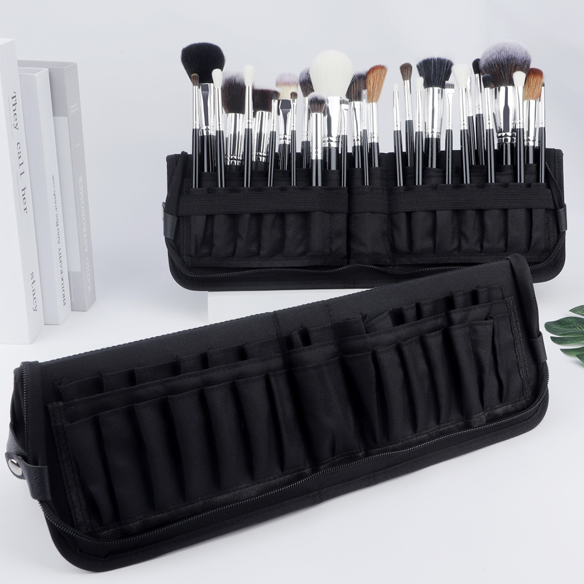 29 穴メイクブラシオーガナイザーバッグ大容量ポータブルメイ - Beauty Preservation Makeup Bag のレビューと価格