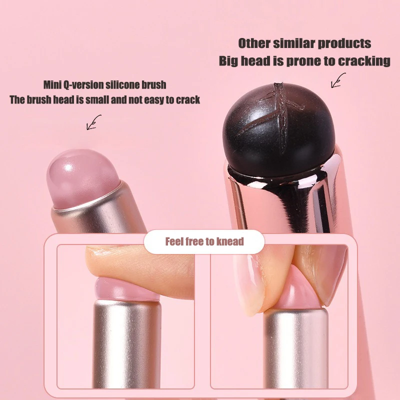1 個ネイルアートシリコーンアプリケータースティックブラシ口 - Contour Palette Stick のレビューと価格