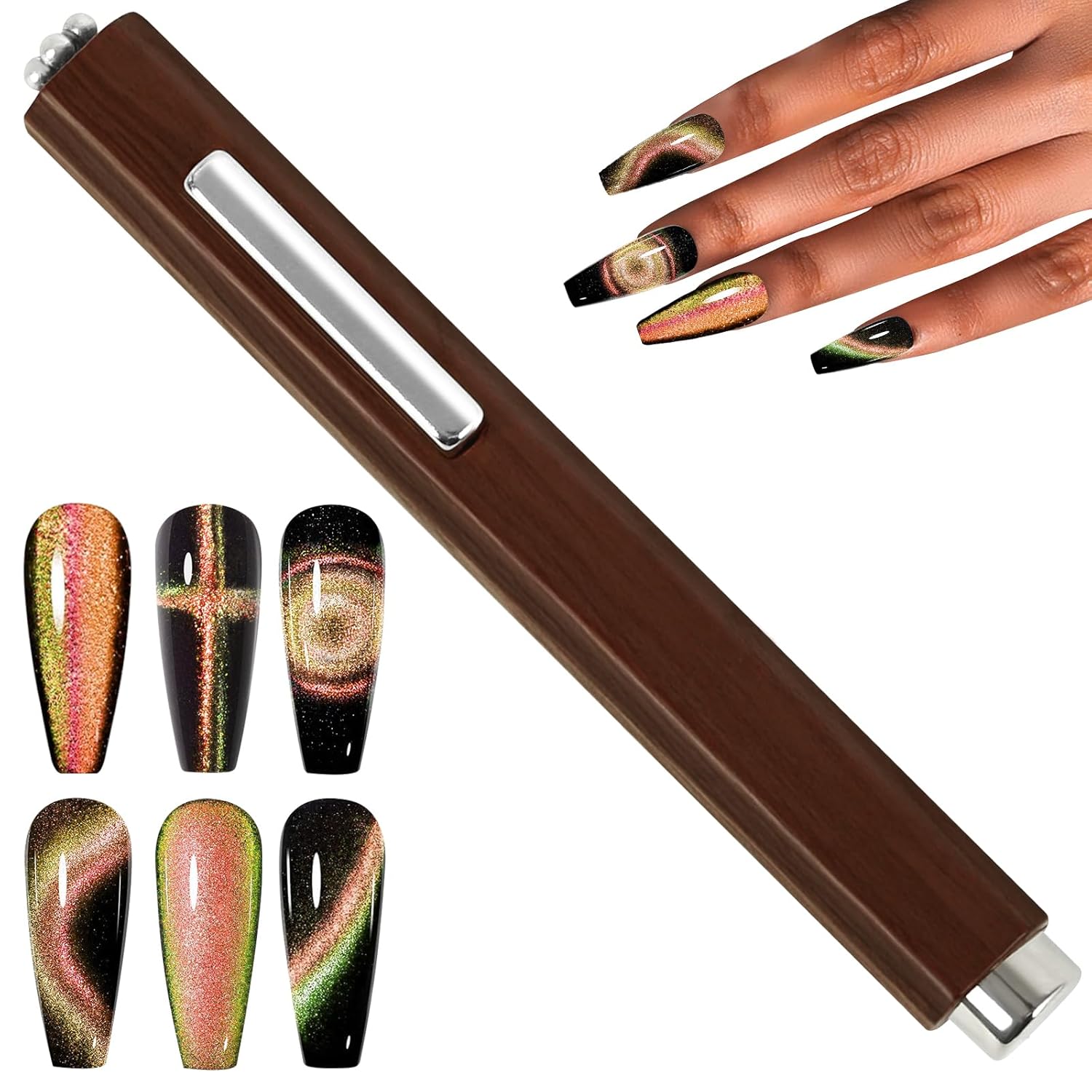 3 in 1多機能キャッツアイマグネット ネイルアートデザイ - Contour Palette Stick のレビューと価格