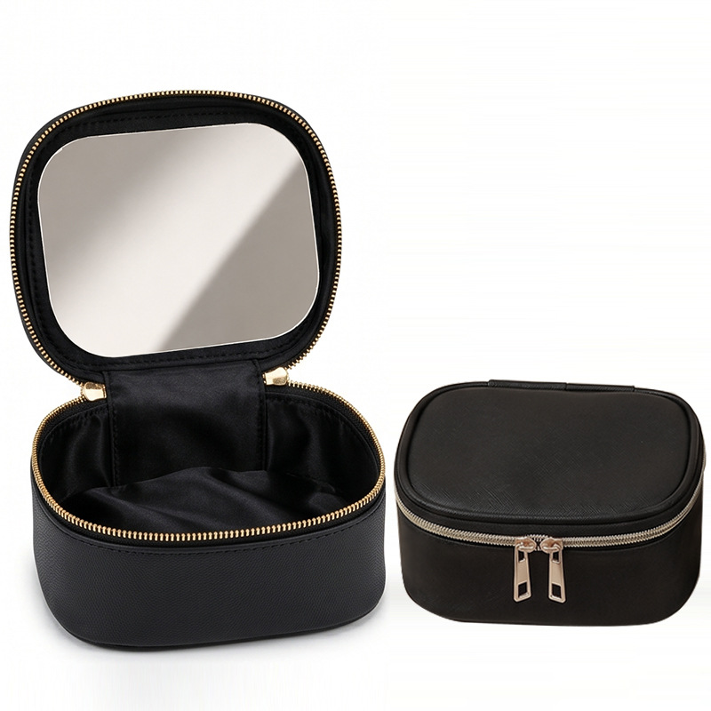 2026年新作 ミラー付きメイクアップバッグ 防水小型化粧品 - Beauty Preservation Makeup Bag のレビューと価格
