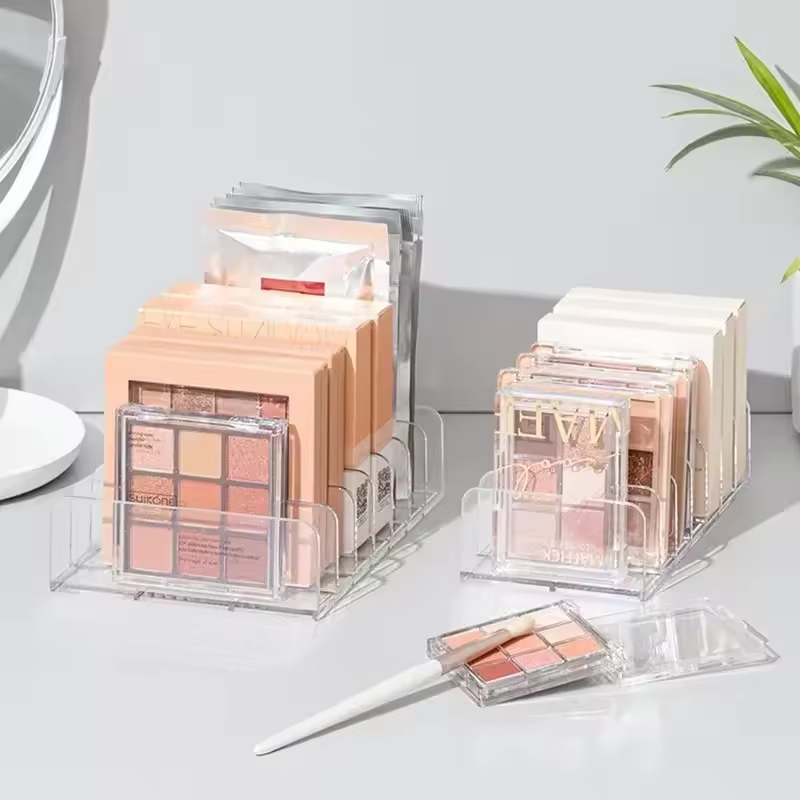 メイクアップオーガナイザーボックス、7コンパートメントの透明 - Beauty Makeup Box のレビューと価格