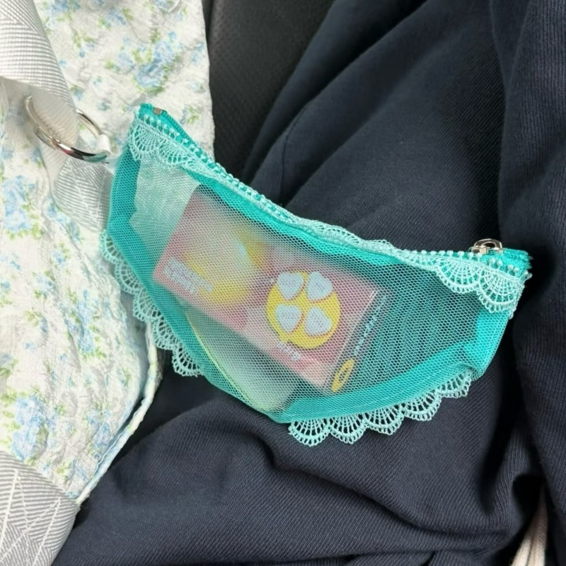 ブリーフ型レーストリムメイクアップ収納ポーチヘッドフォン化粧 - Beauty Preservation Makeup Bag のレビューと価格