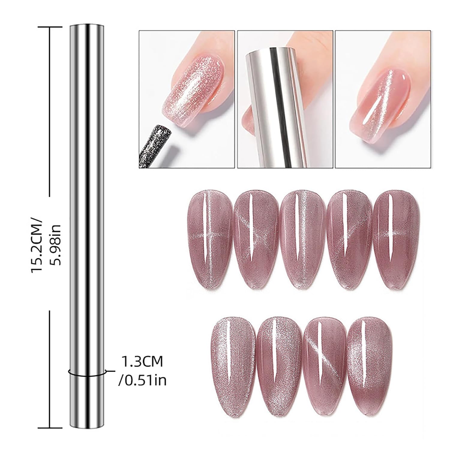 10個入りキャッツアイマグネットセット ネイルアート 3D効 - Contour Palette Stick のレビューと価格