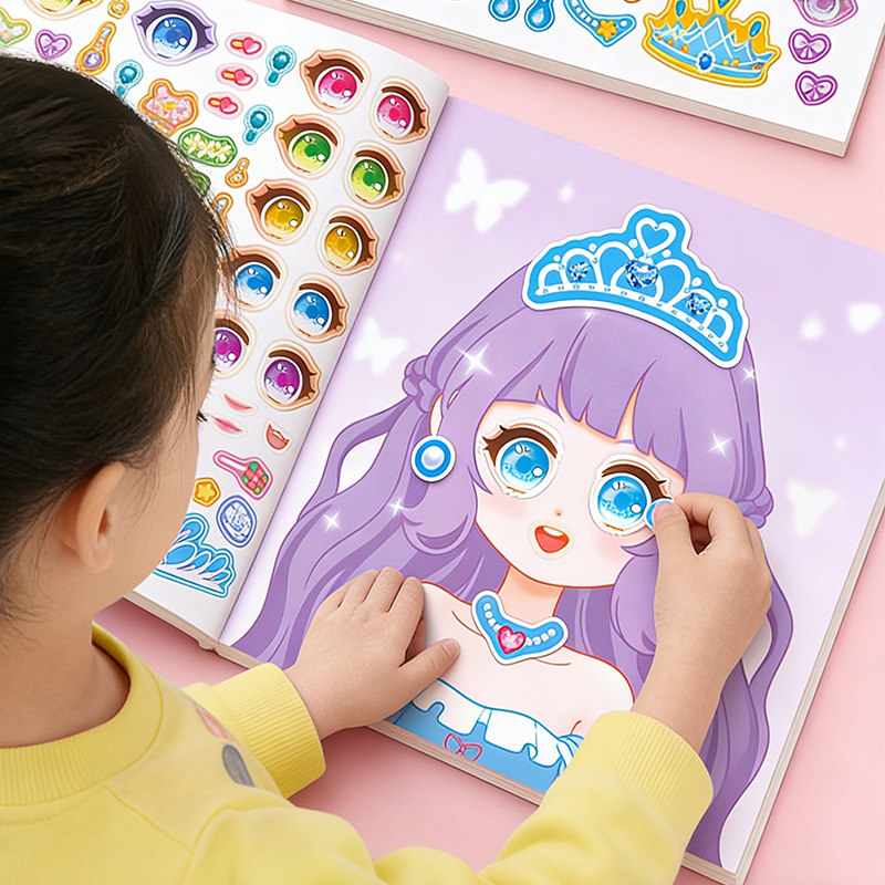 プリンセスメイクアップステッカー、ファッショナブルな人形デザ - Beauty Makeup Games Free のレビューと価格