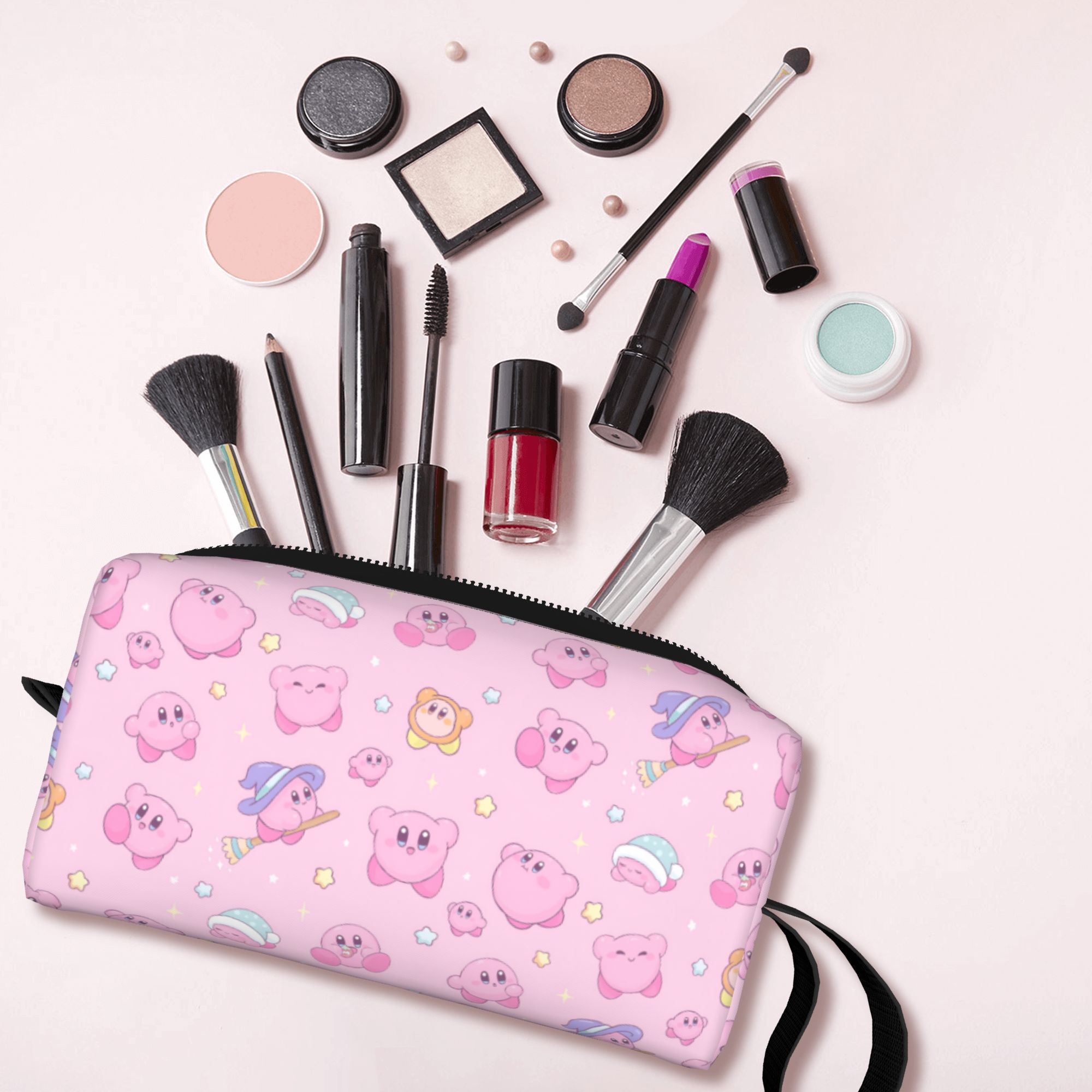 カスタムかわいい K-Kirbys トラベルトイレタリーバッ - Beauty Makeup Games Free のレビューと価格