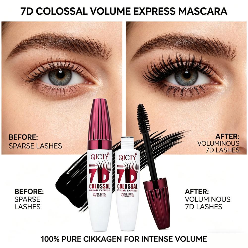 7D 防水マスカラ 長持ちボリュームカーリング増粘ブラックア - Waterproof Mascara Wand のレビューと価格