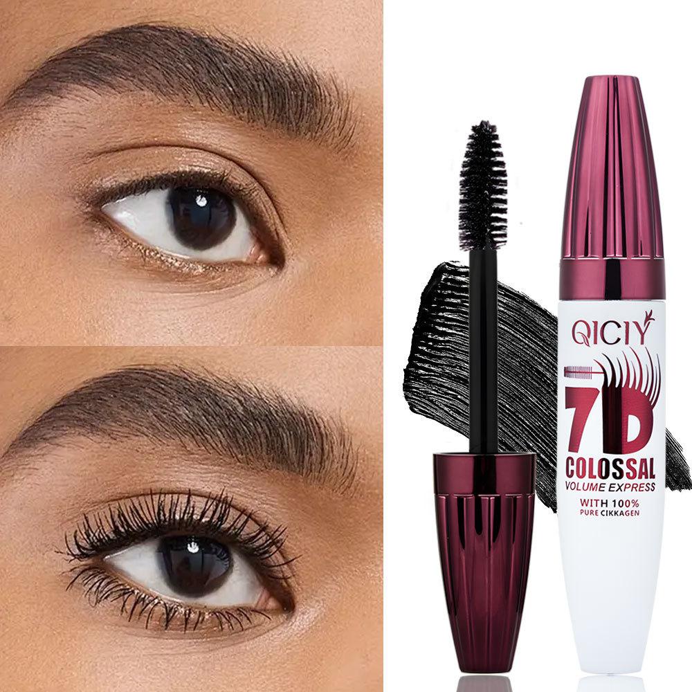 7D 防水マスカラ 長持ちボリュームカーリング増粘ブラックア - Waterproof Mascara Wand のレビューと価格