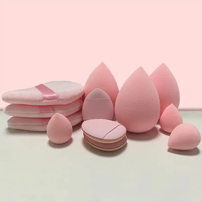 万能メイクアップスポンジセット,ルースパウダーパフ3個,ミニ - Beauty Makeup Egg のレビューと価格