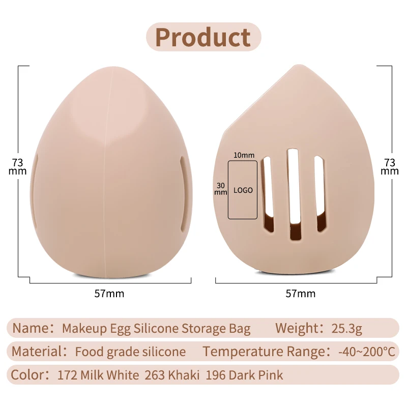 1 個メイクスポンジホルダー環境に優しいシリコーン多穴美容卵 - Beauty Makeup Egg のレビューと価格