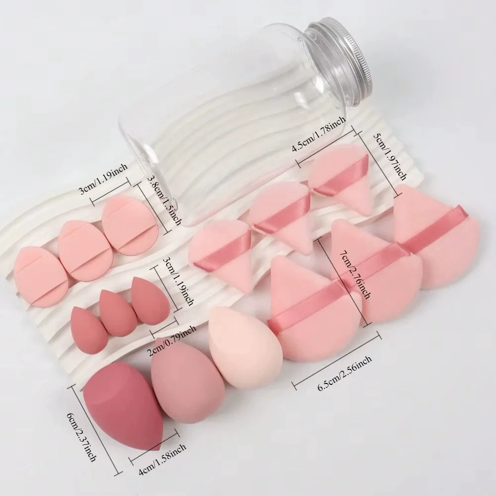 12/15 個メイクアップスポンジ化粧パフファンデーションス - Beauty Makeup Egg のレビューと価格