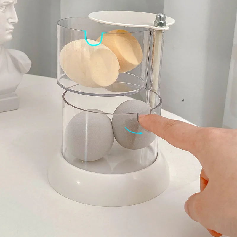 ノルディックコットンパッド収納ボックス,360度回転,メイク - Beauty Makeup Egg のレビューと価格